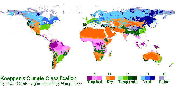 World Climate Zones. Have you ever wondered why one area 